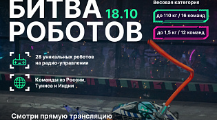 Международный чемпионат по битве роботов – новый этап